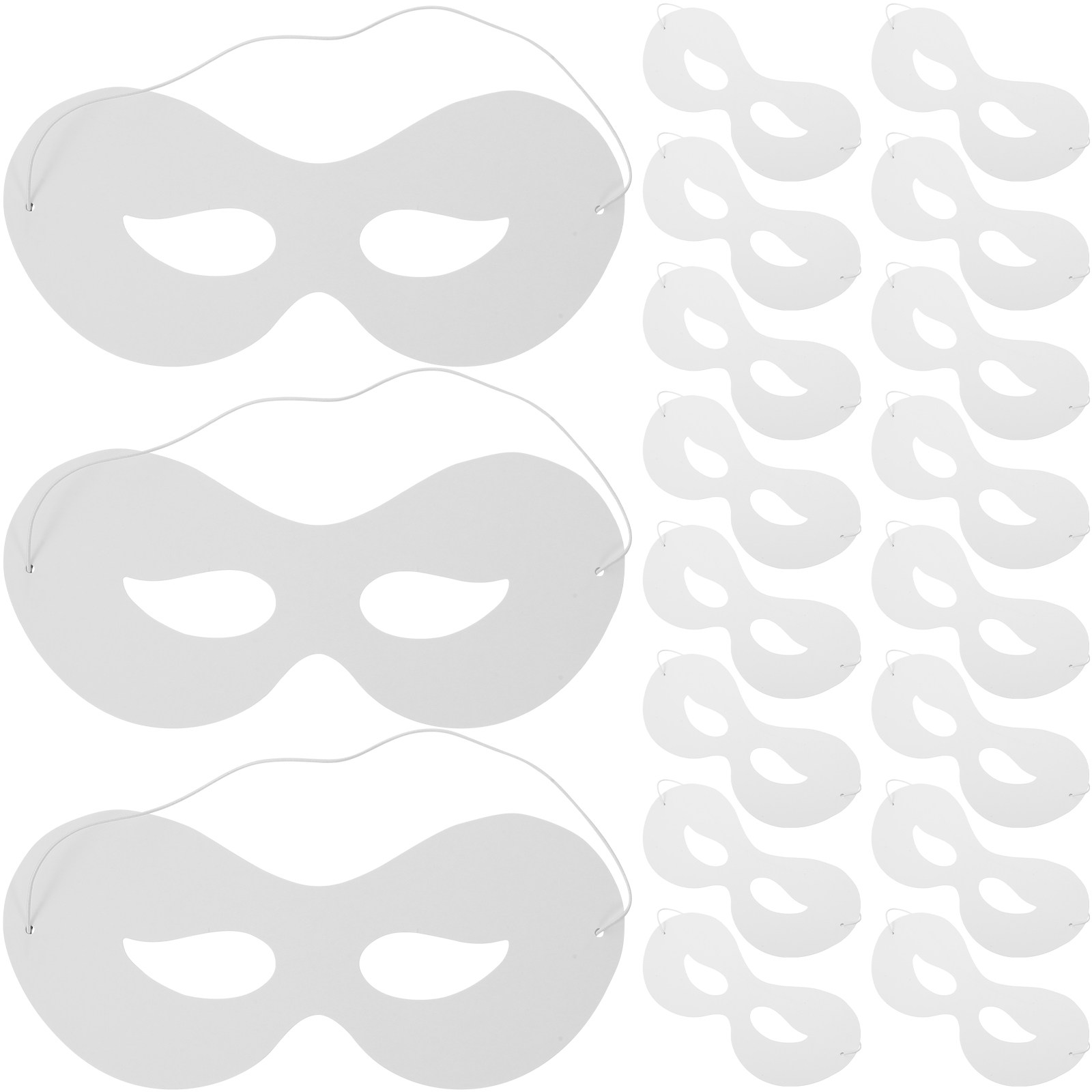 40 buah masker polos untuk ana - Art Craft With Paper ulasan dan harga